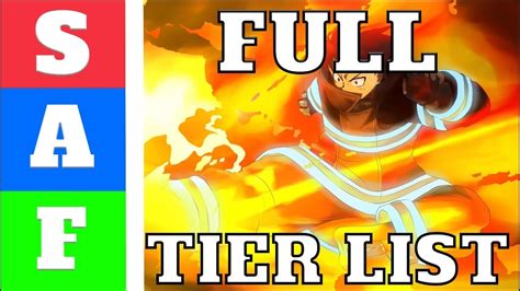 ability tier list fire force online